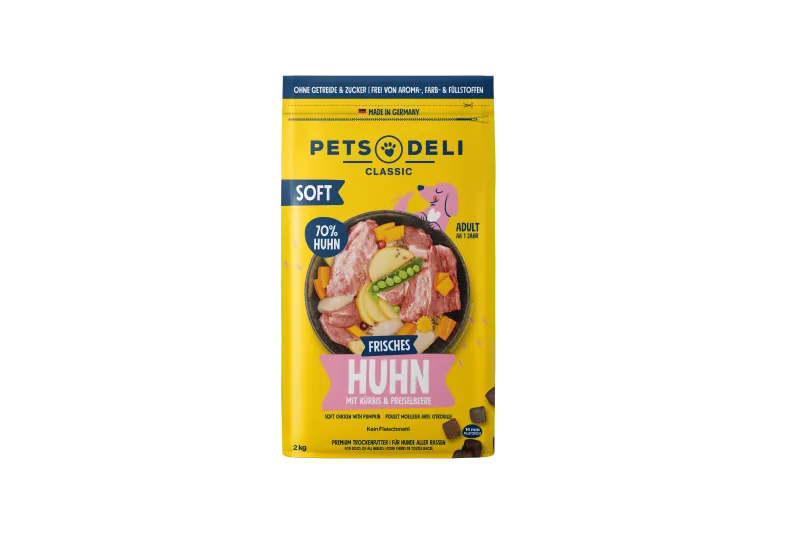 Pets Deli Soft Huhn mit Kürbis & Preiselbeere 6kg